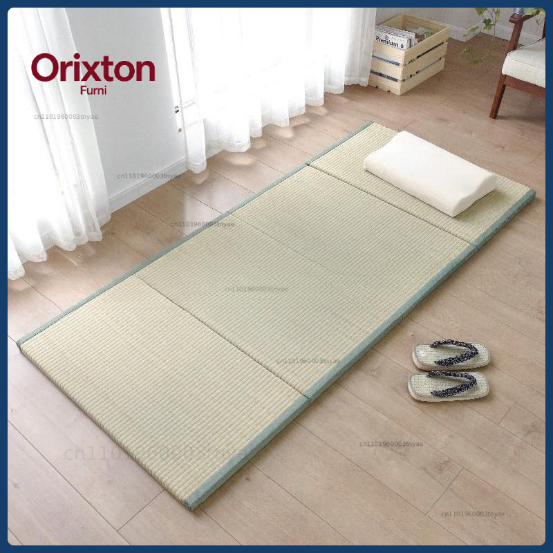 Tatami Mat Rush - Faltbare Tatami-Matratze - Natürliche Schilfgras- und