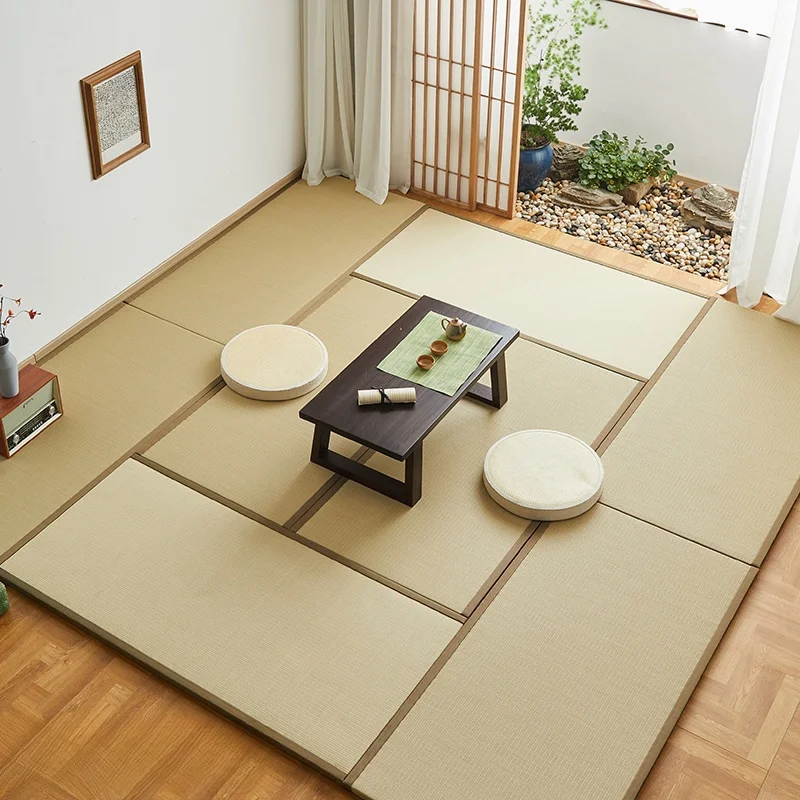Tatami Mat Rush - Japanische traditionelle Igusa-Tatami-Matte, gewebte Rush-Strohmatten, Schlafbodenbelag,