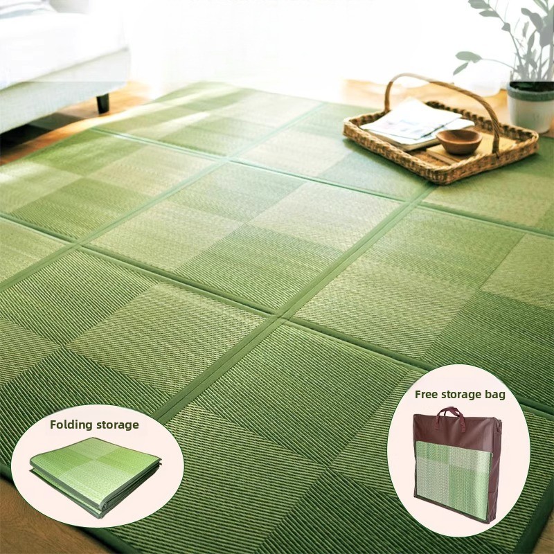 Tatami Mat Rush - Japanische umweltfreundliche Rush Grass Matte faltbare