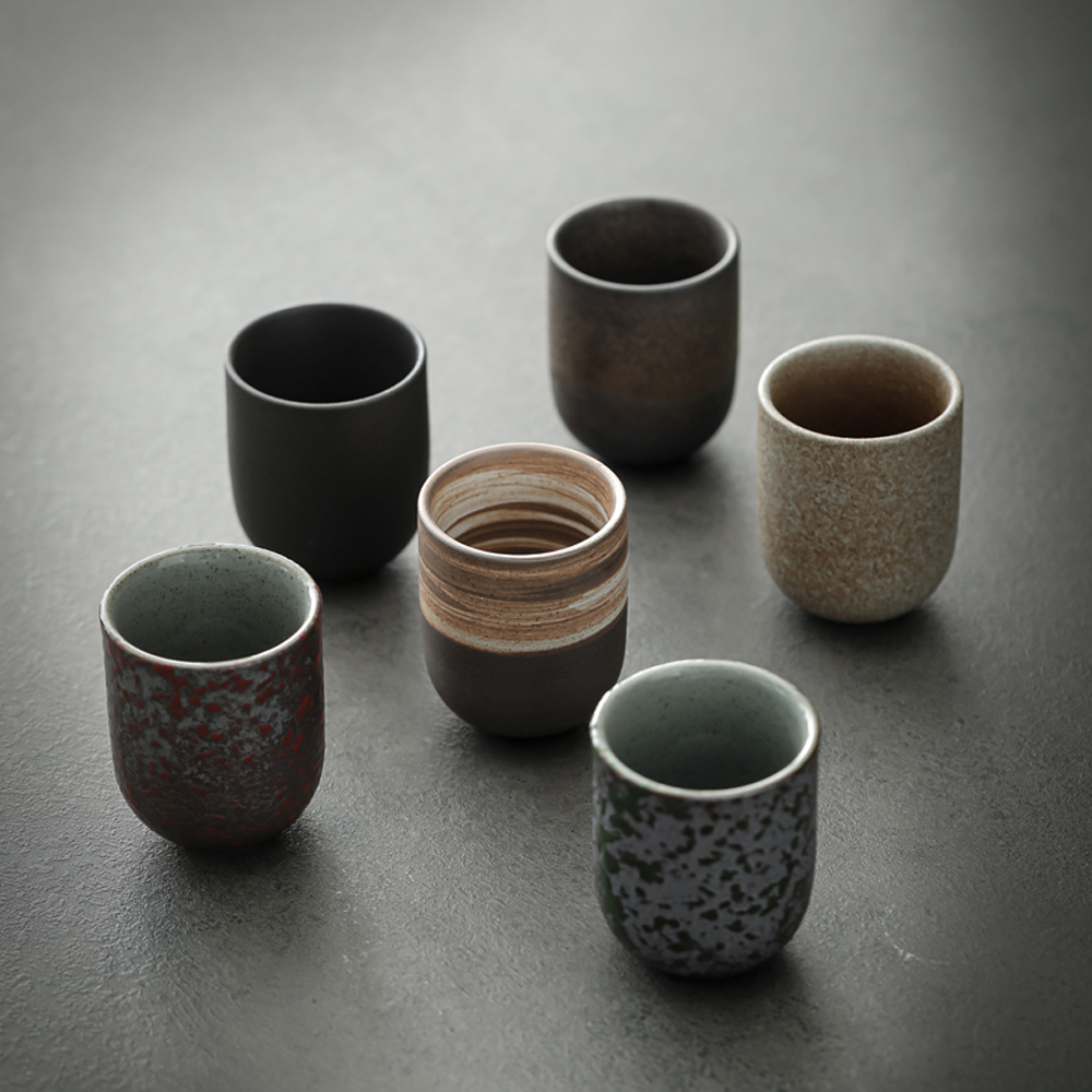 Japanese Lifestyle In Japanese - Neue Vintage-Keramiktassen Japanisches Steinzeug-Porzellan 130ml Teetasse