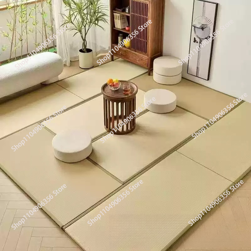 Tatami Mat Rush - Traditionelle japanische Igusa-Tatami-Matte, gewebte Rohrstrohmatten, Schlafmatte,
