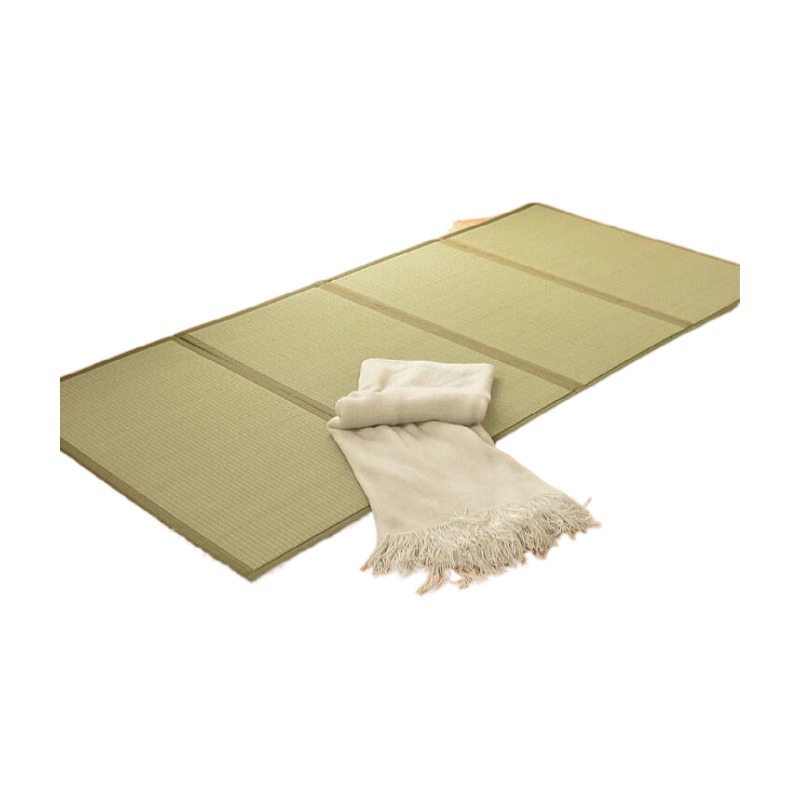Tatami Mat Rush - Damenai 4-fach faltbare Strohmatte für Yoga