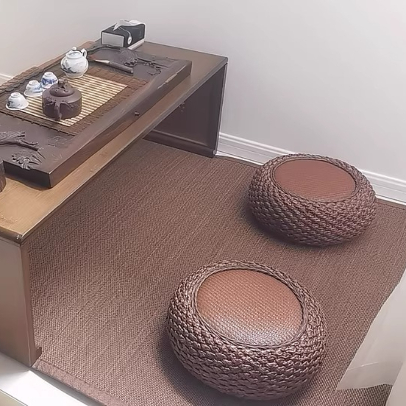 Tatami Mat Rush - Startseite Verdicktes Sitzkissen Gewebtes Rattan Tatami
