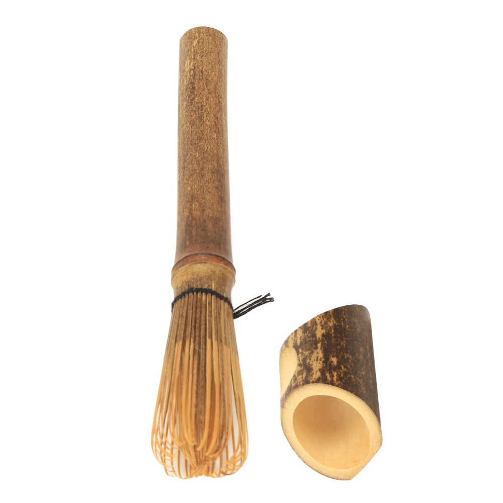Bamboo Whisk Chasen - Langlebiger Matcha-Besen mit Langem Griff aus