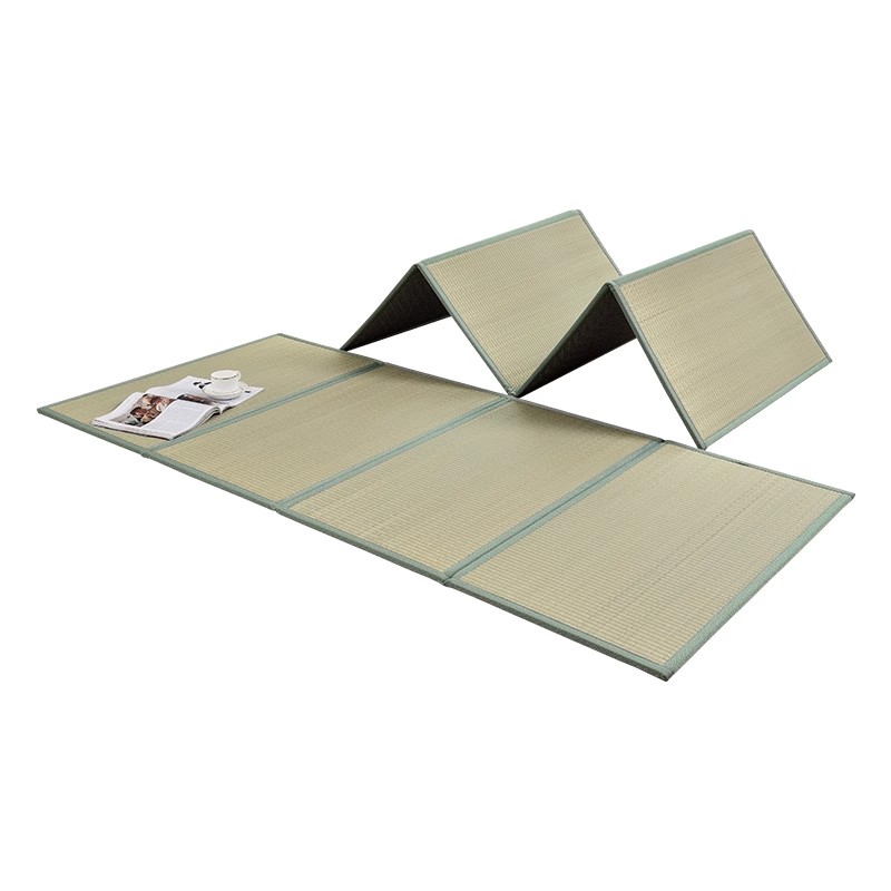 Tatami Mat Rush - Japanische Faltbare Tatami-Matratze 200x90cm Kokosfaser-Gefüllte Bodenmatte