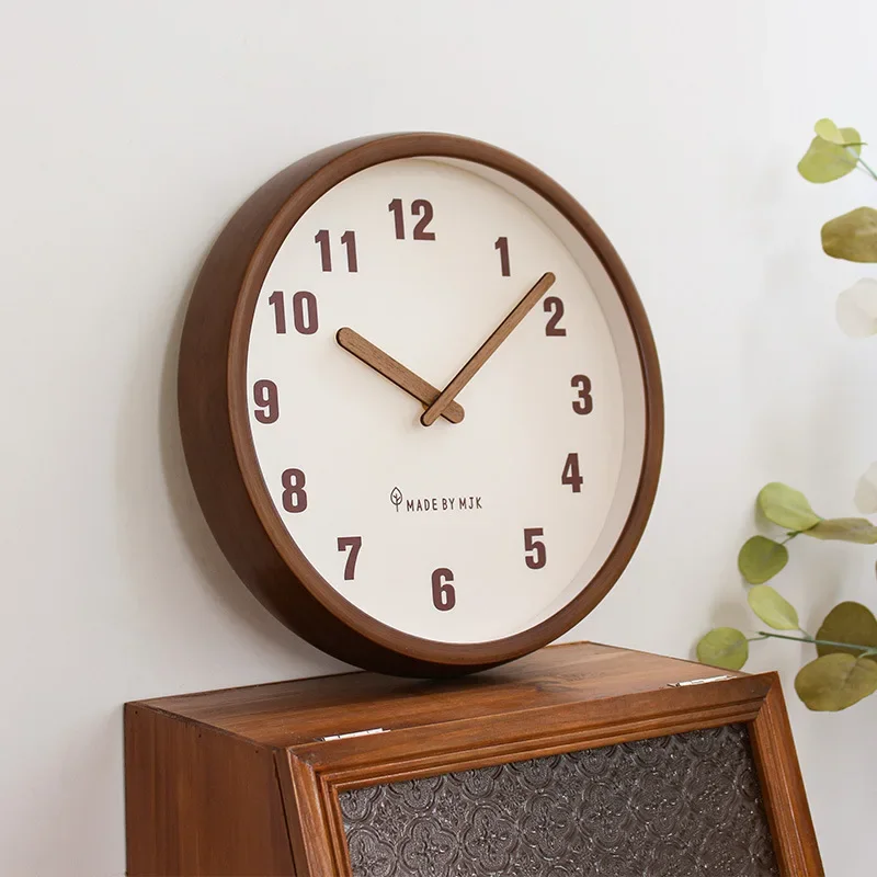 Japanese Living Lifestyle - 1pc Chinesische retro massivholz wanduhr moderne
