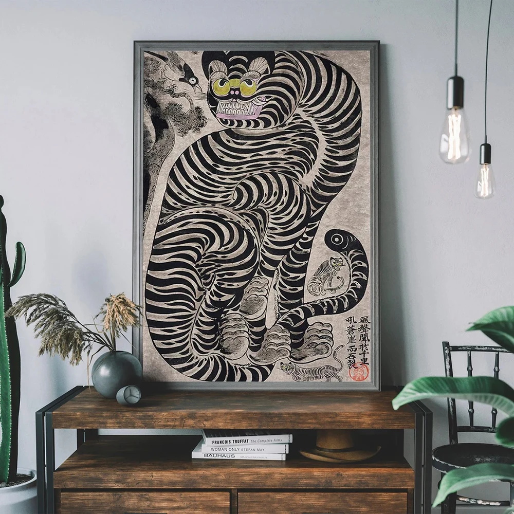 Vintage japanische Tiger Katze – Japanese Lifestyle Gifts Bewertung und Preis