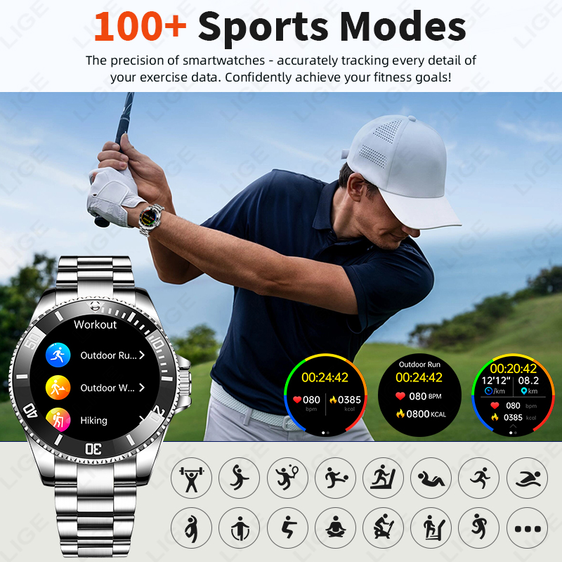 LIGE Smartwatch im neuen Luxus – Japanese Luxury Lifestyle Bewertung und Preis