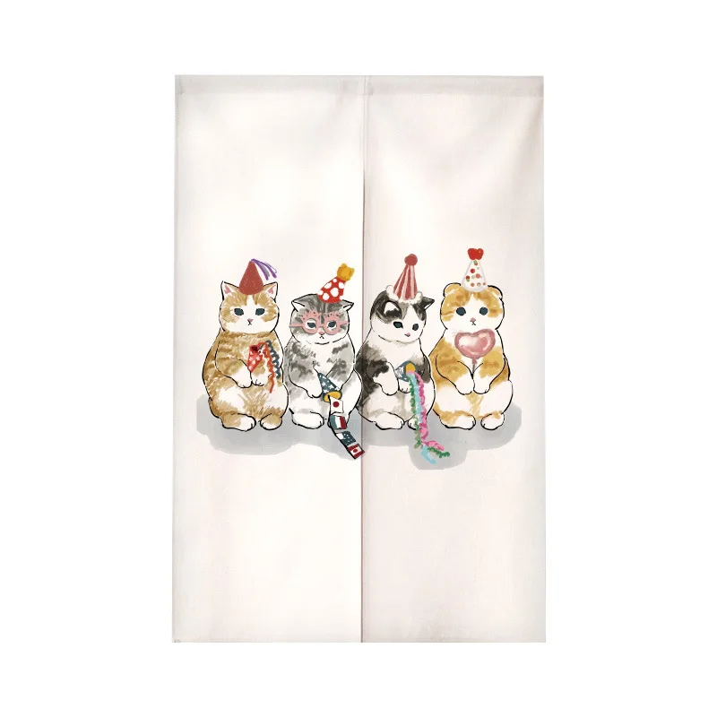 Lustiger Japanischer Katzen-Tü – Noren Curtain Doorway Bewertung und Preis