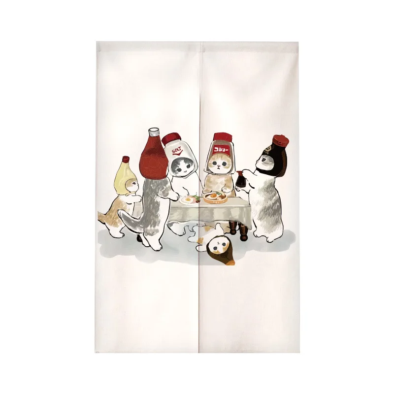 Lustiger Japanischer Katzen-Tü – Noren Curtain Doorway Bewertung und Preis