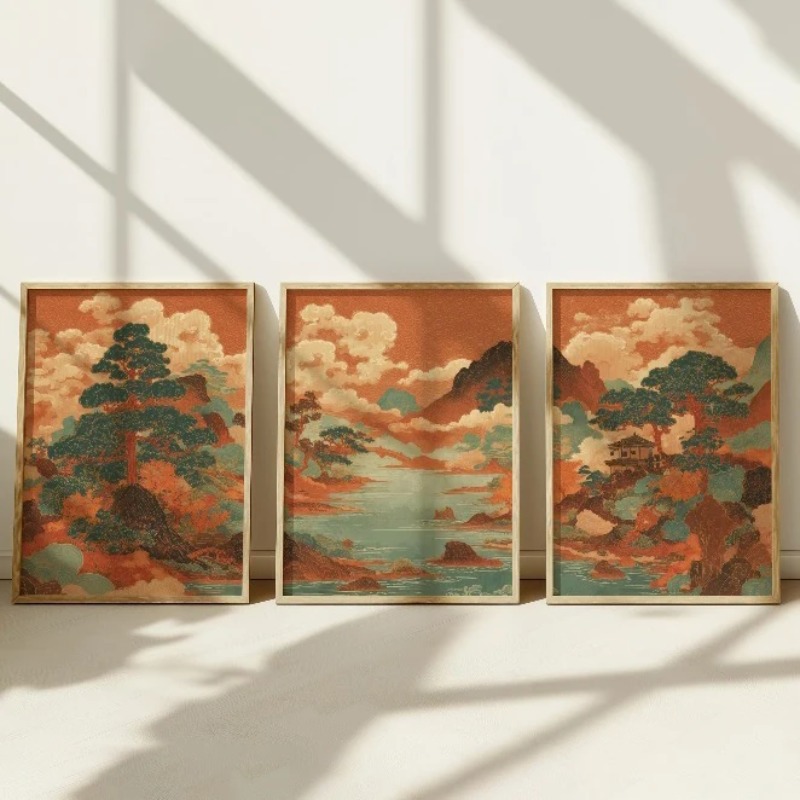 3-teiliges Vintage Japanisches – Japanese Living Lifestyle Bewertung und Preis