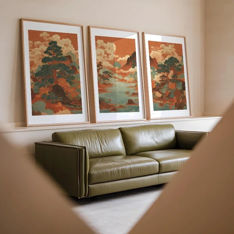 3-teiliges Vintage Japanisches – Japanese Living Lifestyle Bewertung und Preis