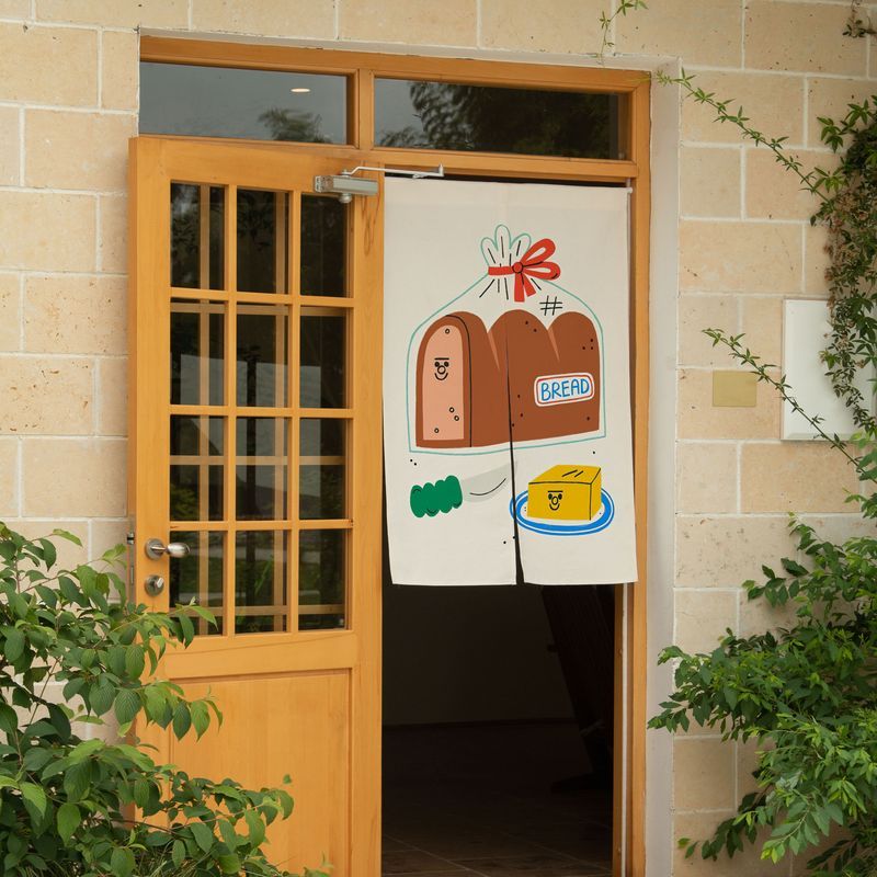 VIKAMA Niedlicher handgezeichn – Noren Curtain Doorway Bewertung und Preis