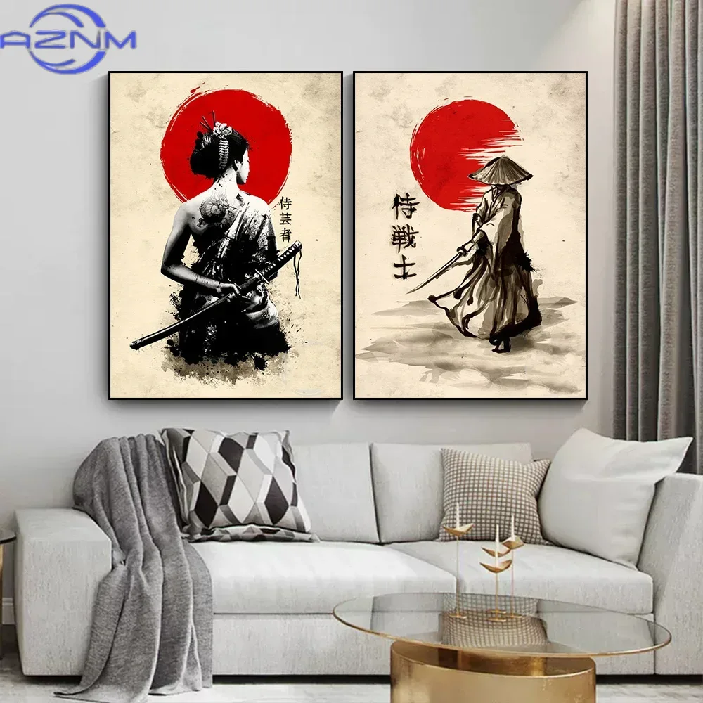 AZNM Leinwandgemälde, japanisc – Japanese Living Lifestyle Bewertung und Preis