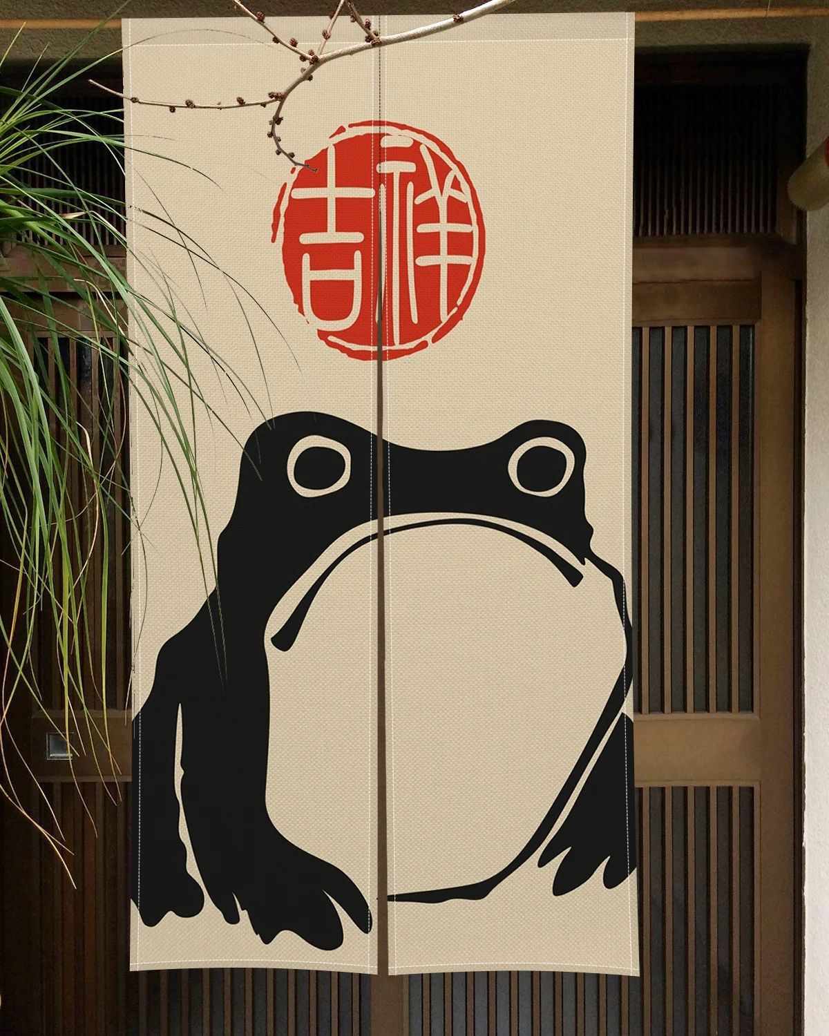 Japanischer Türvorhang, Frosch – Noren Curtain Doorway Bewertung und Preis