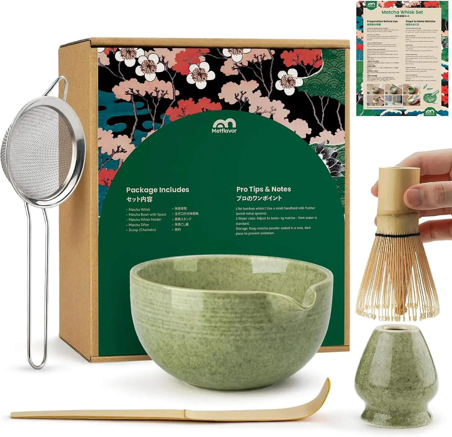 Matcha-Schneebesen-Set, Kerami – Bamboo Whisk Chasen Bewertung und Preis