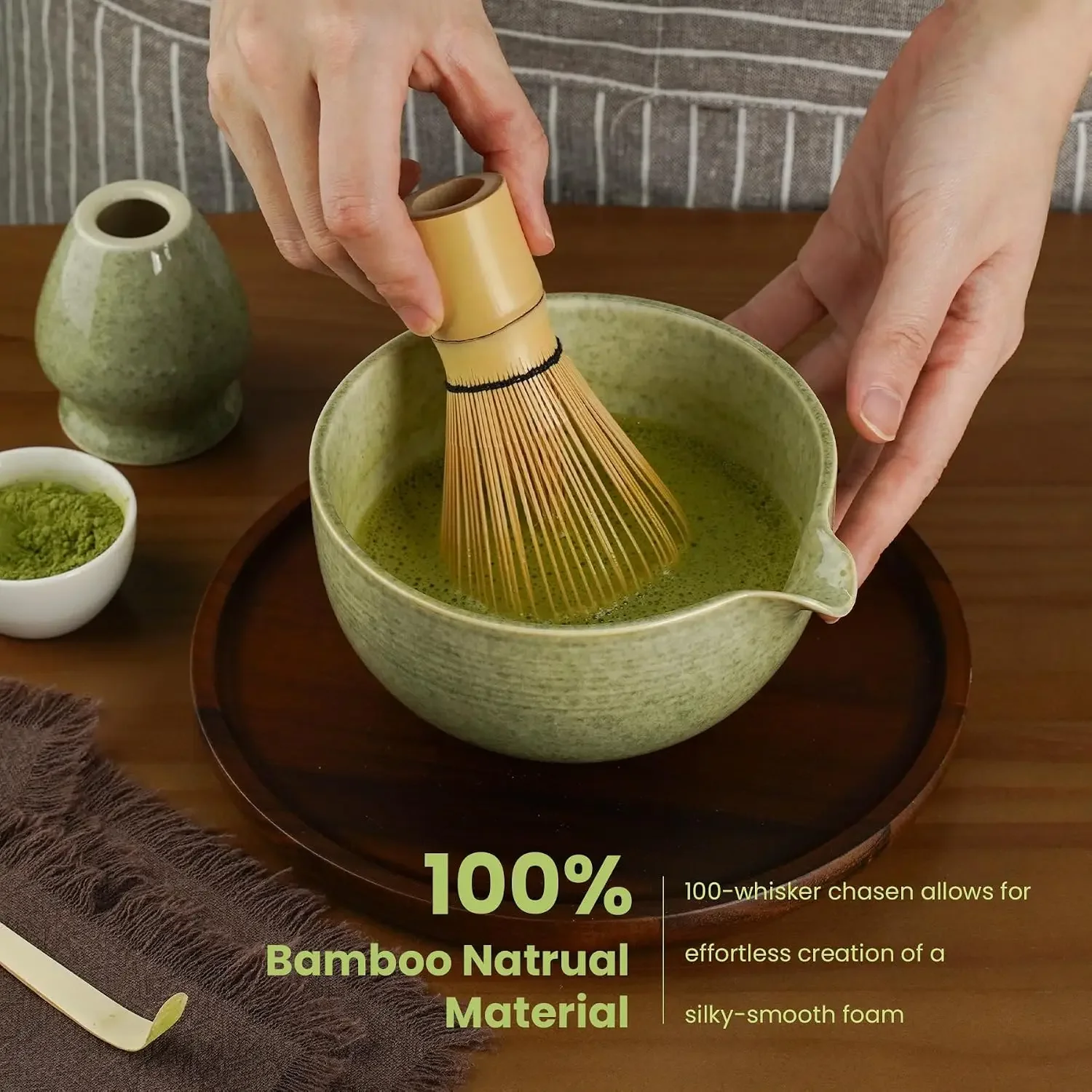 Matcha-Schneebesen-Set, Kerami – Bamboo Whisk Chasen Bewertung und Preis