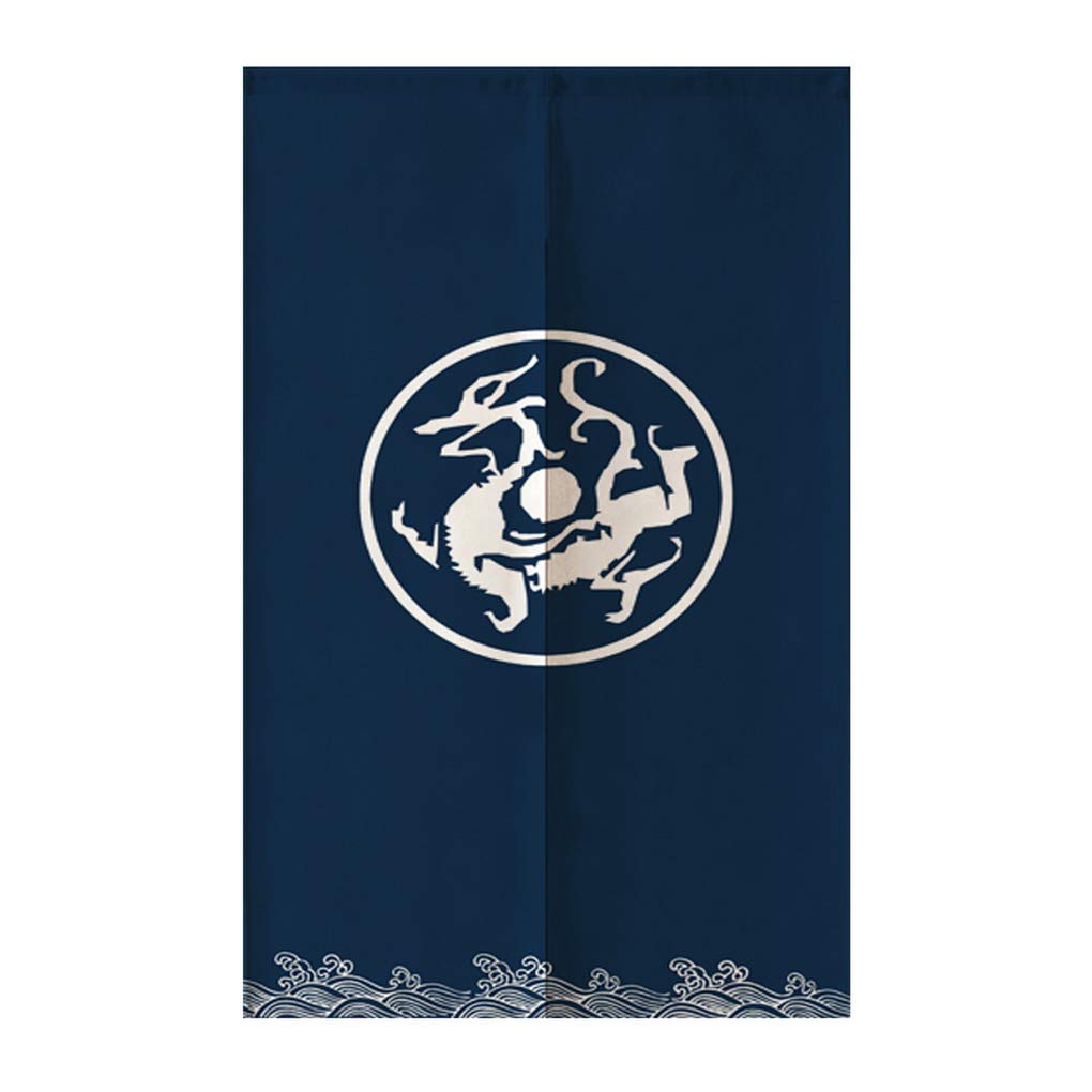 Antiker Charakterfisch, japani – Noren Curtain Doorway Bewertung und Preis